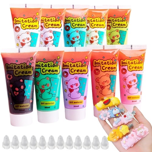 Creme kleber set kunststoff - creme,